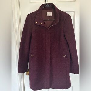 LOFT Women's Wool Boucle Coat
